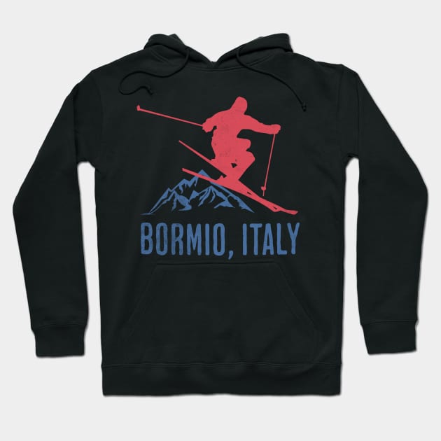 Bormio Slopes Skier Hoodie by MEWRCH